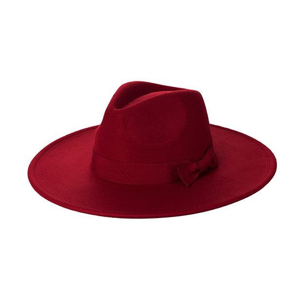Wide Brim Ribbon Fedora - Leo’s Look Your Best