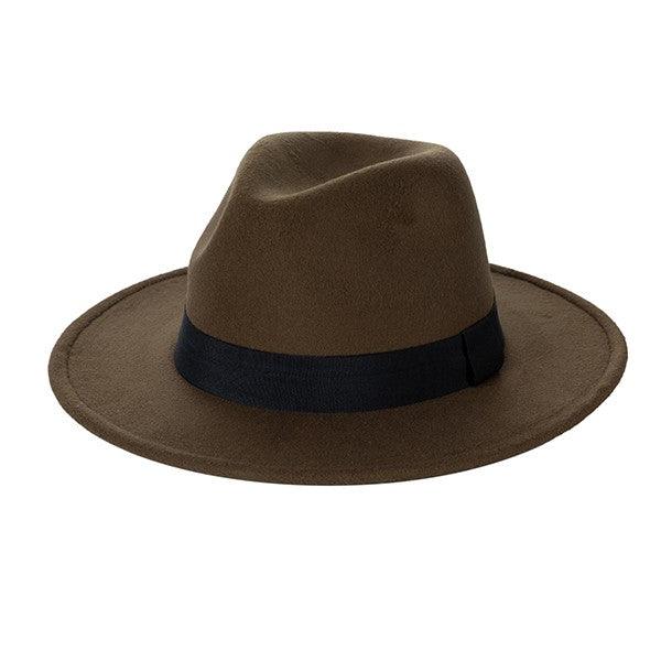 Faux Suade Gatsby Style Fedora - Leo’s Look Your Best
