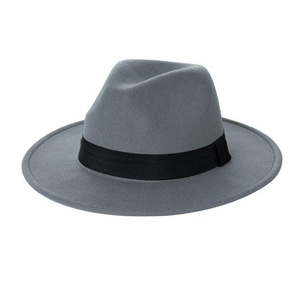 Faux Suade Gatsby Style Fedora - Leo’s Look Your Best