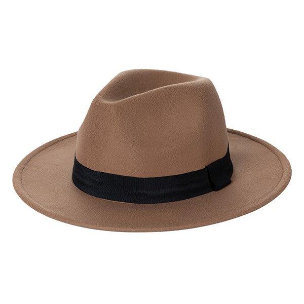 Faux Suade Gatsby Style Fedora - Leo’s Look Your Best