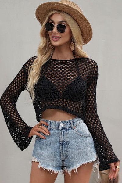 Crochet cropped top - Leo’s Look Your Best