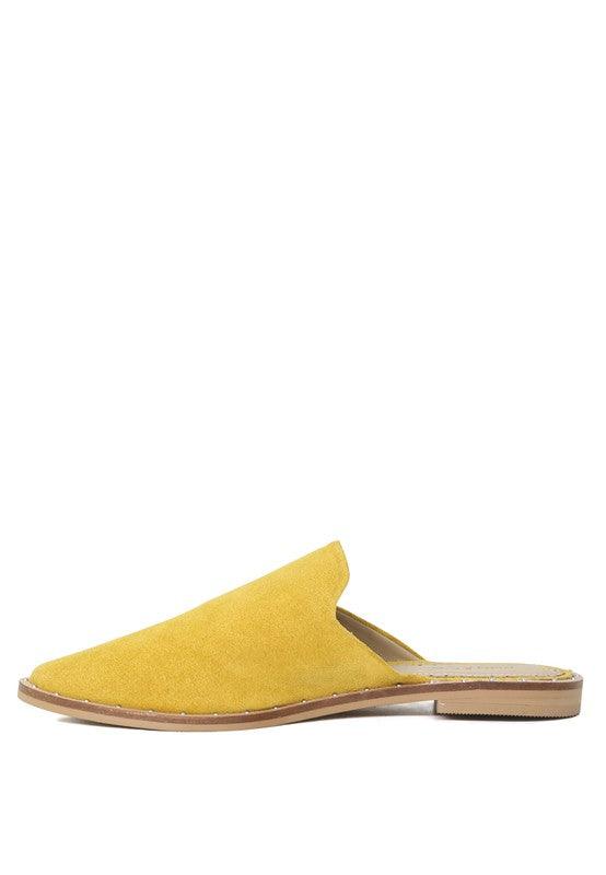 RAG & CO LIA CANVAS MULES - Leo’s Look Your Best