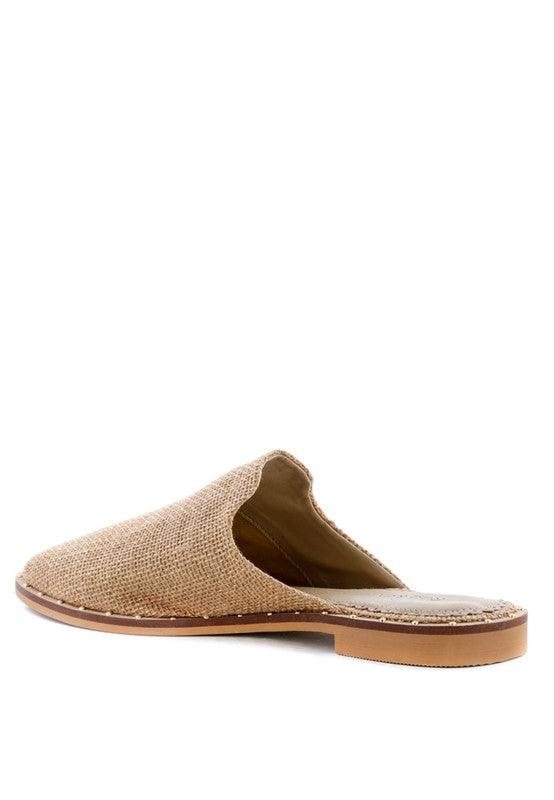 RAG & CO LIA CANVAS MULES - Leo’s Look Your Best