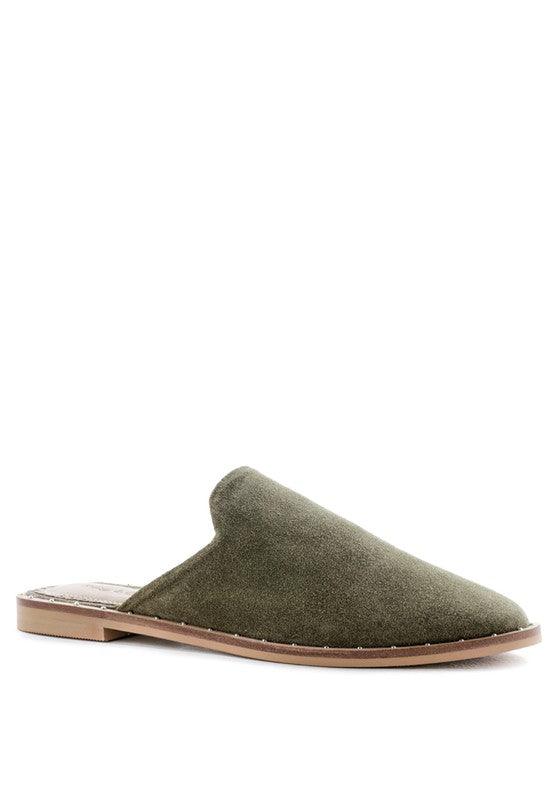 RAG & CO LIA CANVAS MULES - Leo’s Look Your Best