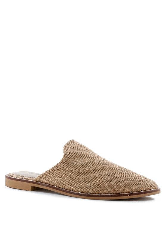 RAG & CO LIA CANVAS MULES - Leo’s Look Your Best