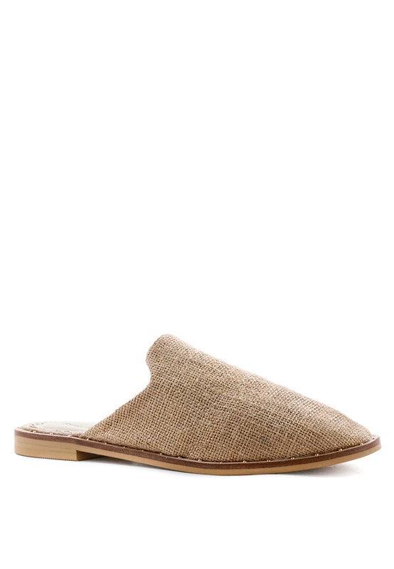 RAG & CO LIA CANVAS MULES - Leo’s Look Your Best