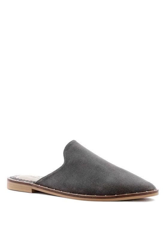 RAG & CO LIA CANVAS MULES - Leo’s Look Your Best