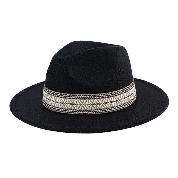 BOHO Embroidered Fedora - Leo’s Look Your Best