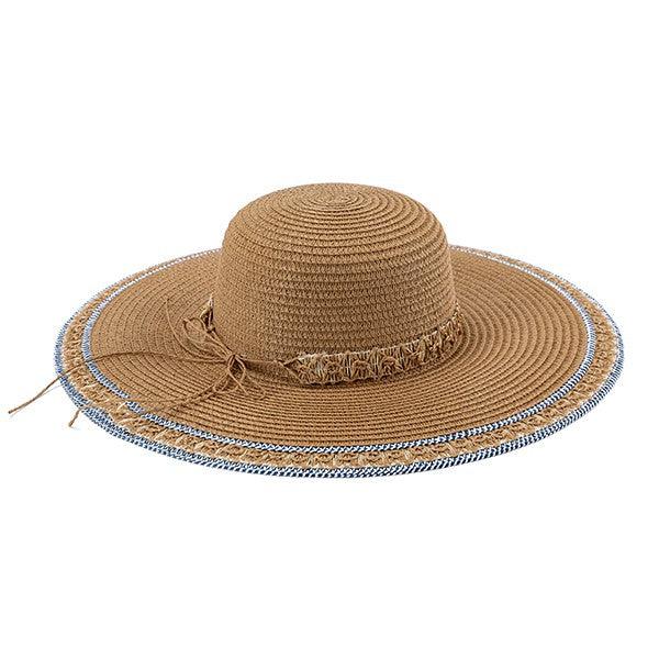 Summer Embroidered Straw Hat - Leo’s Look Your Best