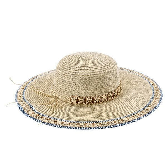 Summer Embroidered Straw Hat - Leo’s Look Your Best