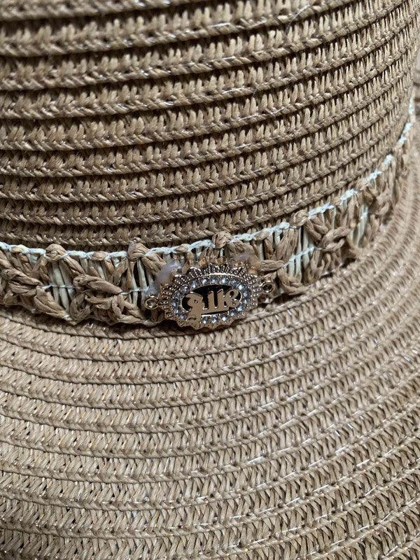 Summer Embroidered Straw Hat - Leo’s Look Your Best