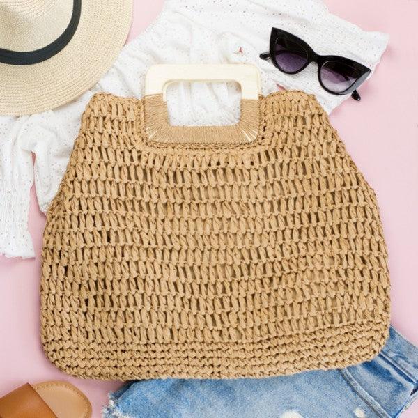 Oversized Straw Tote - Leo’s Look Your Best