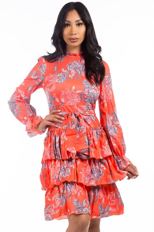 Ruffled Fashion Dress - Leo’s Look Your Best