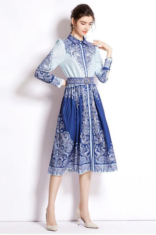 Trendy Knee Length Maxi Dress - Leo’s Look Your Best