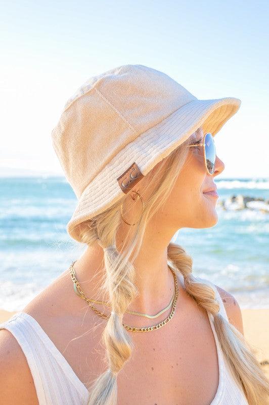 CC Terry Cloth Bucket Hat - Leo’s Look Your Best 