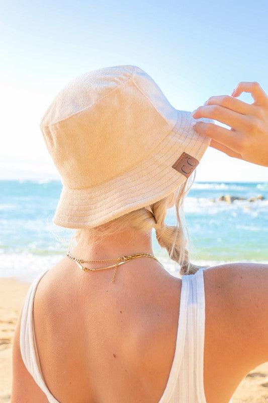 CC Terry Cloth Bucket Hat - Leo’s Look Your Best 