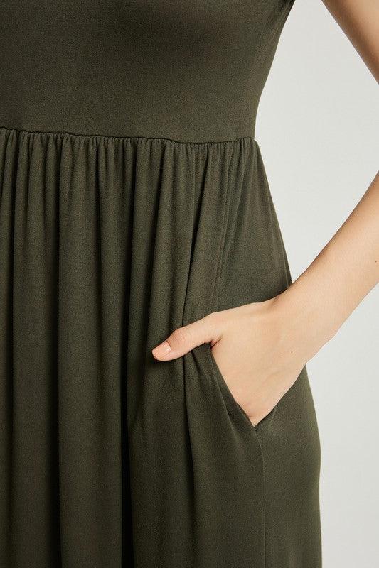 Women's Summer Casual Maxi Dress With Pocket - Leo’s Look Your Best