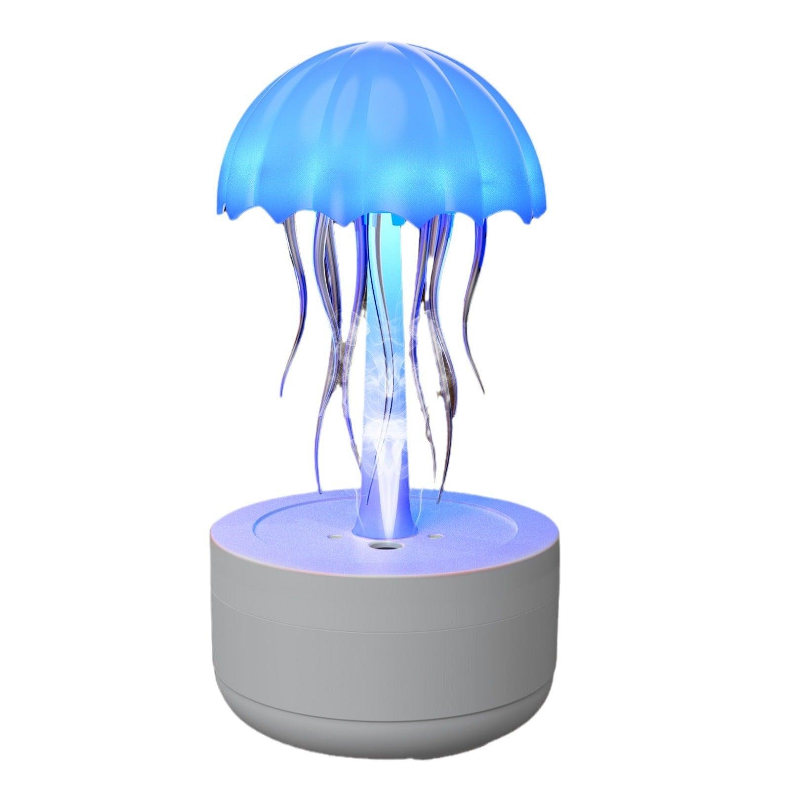 Jellyfish Humidifier Fragrance Diffuser Colorful Night Light Heavy Fog Essential Oil Diffuser Home Bedroom Office Air Humidifier - Leo’s Look Your Best 