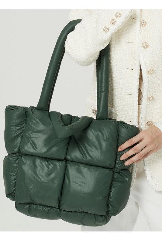 Puffer handbag - Leo’s Look Your Best