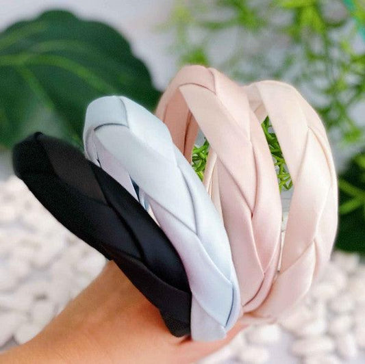 Satin Silk Braid Headband - Leo’s Look Your Best