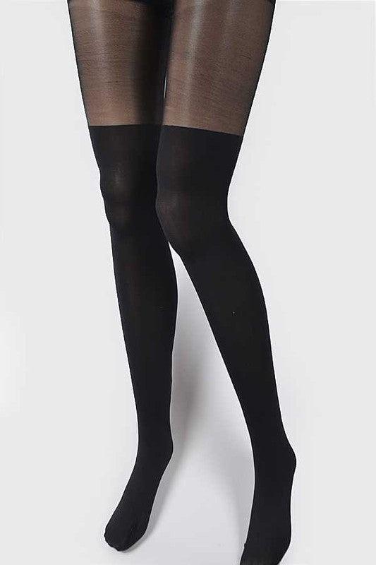 2 Tone Fashion Premium Tights - Leo’s Look Your Best