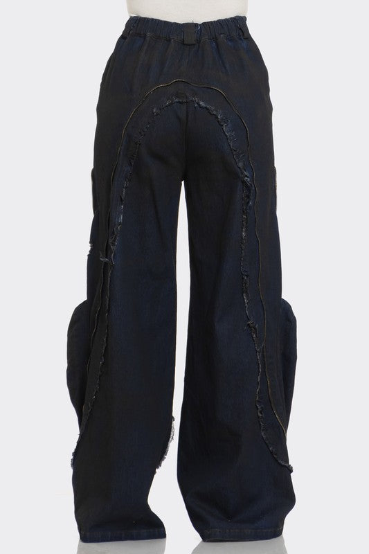 Urban Nomad Distressed Cargo Jeans - Leo’s Look Your Best 