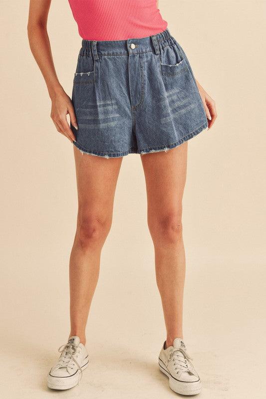 Niccola Denim Shorts - Leo’s Look Your Best