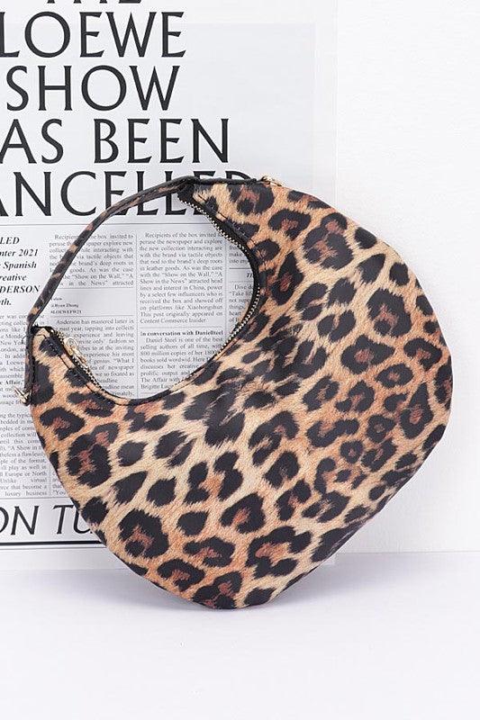 Leopard Print Top Handle Circle Swing Bag - Leo’s Look Your Best