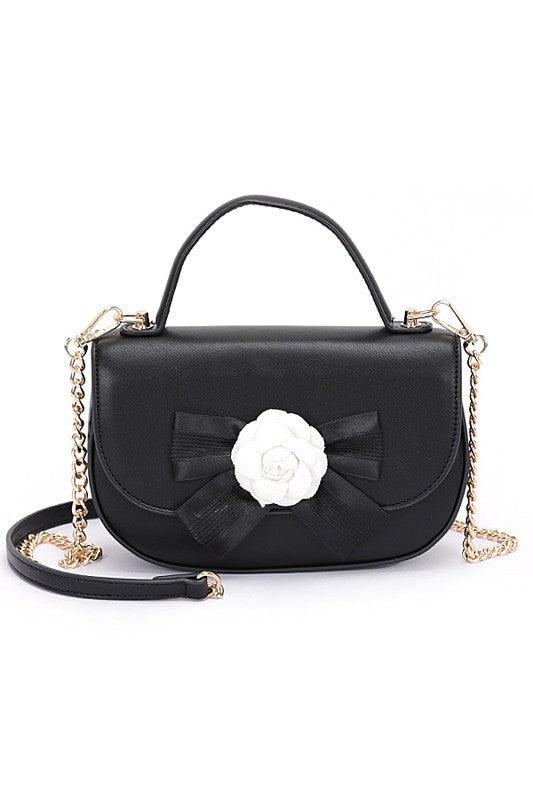 Camellia Flower Top Handle Swing Bag - Leo’s Look Your Best