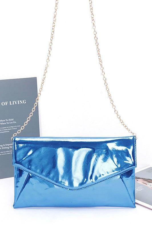 Color Mirror Envelope Clutch Swing Bag - Leo’s Look Your Best