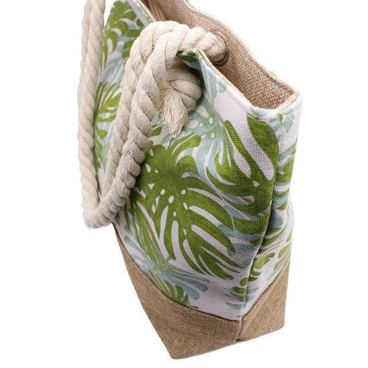 LARGE PALM LEAF BEACH BAG - Leo’s Look Your Best