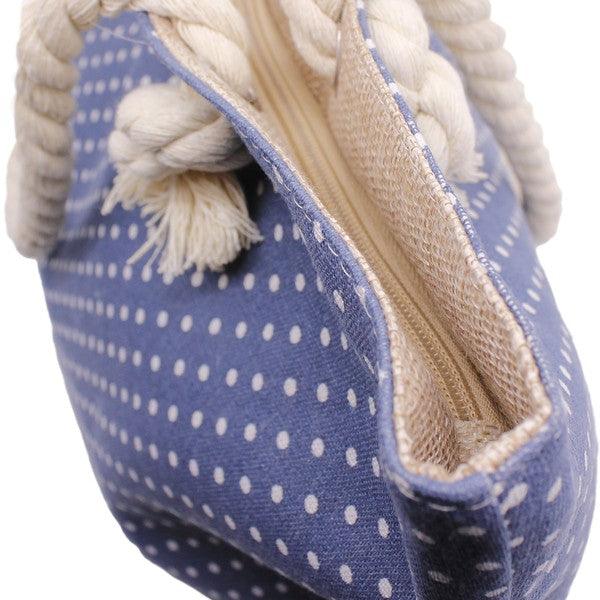 POLKA DOT BEACH TOTE BAG - Leo’s Look Your Best