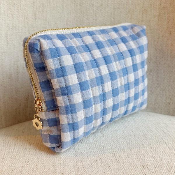 Color Parade Gingham Cosmetic Case - Leo’s Look Your Best