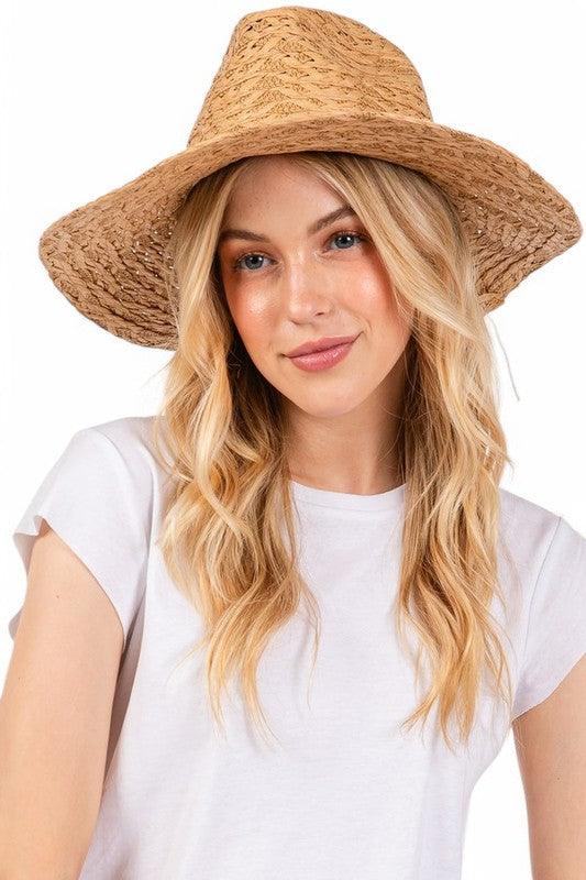 Braided Hatband Straw Sun Hat - Leo’s Look Your Best 