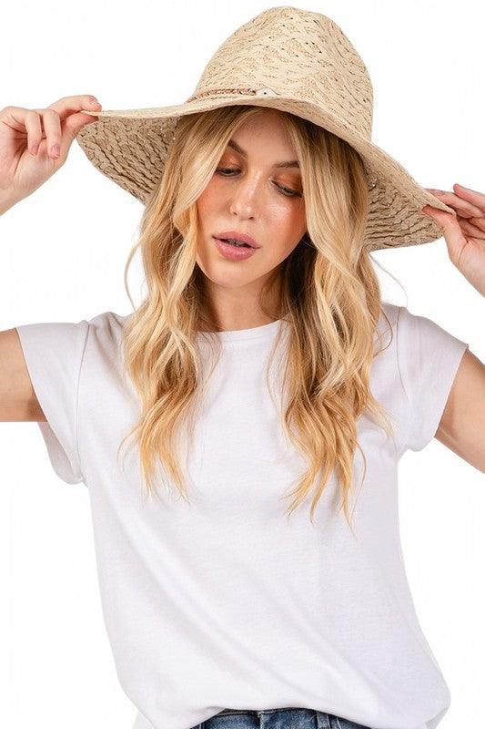Braided Hatband Straw Sun Hat - Leo’s Look Your Best