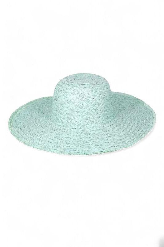 Wide Brim Frayed Edge Sun Hat - Leo’s Look Your Best 