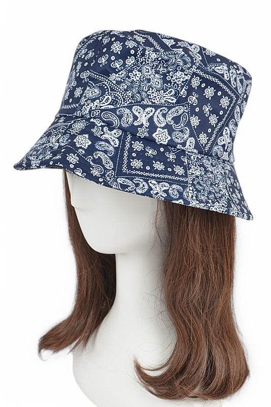 Bandana Print Fashion Bucket Hat - Leo’s Look Your Best 