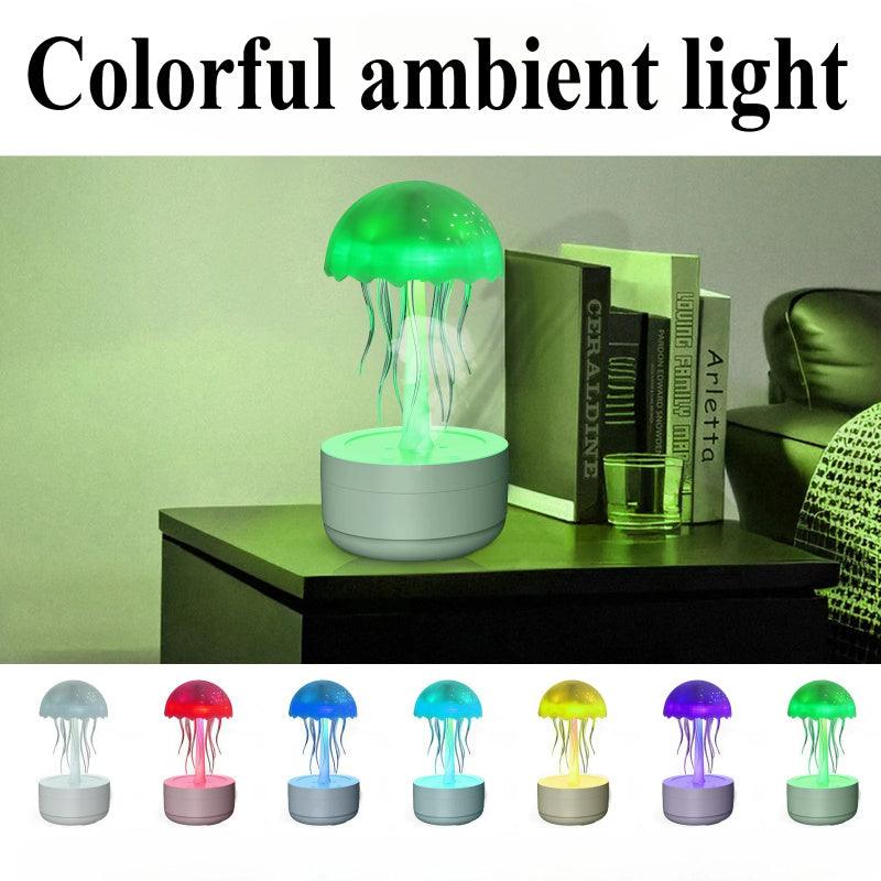 Jellyfish Humidifier Fragrance Diffuser Colorful Night Light Heavy Fog Essential Oil Diffuser Home Bedroom Office Air Humidifier - Leo’s Look Your Best 