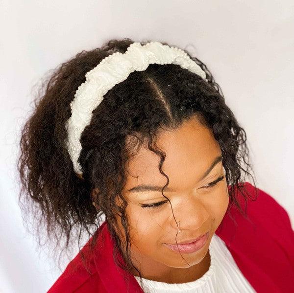 Palace Pearl Embellished Headband - Leo’s Look Your Best