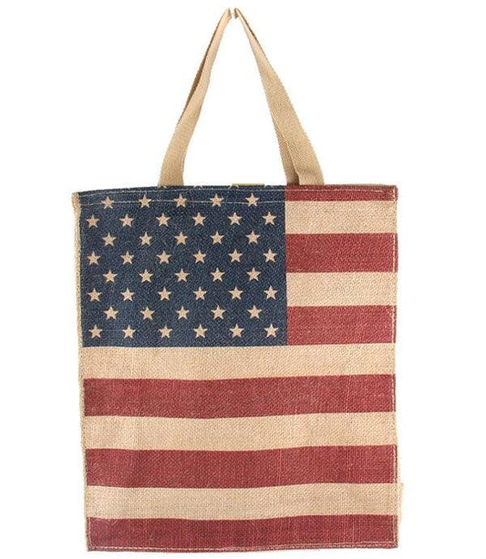 AMERICAN FLAG TOTE BAG - Leo’s Look Your Best