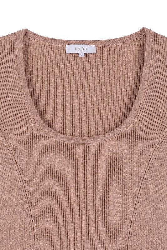 Knitted fit and flare dress - Leo’s Look Your Best