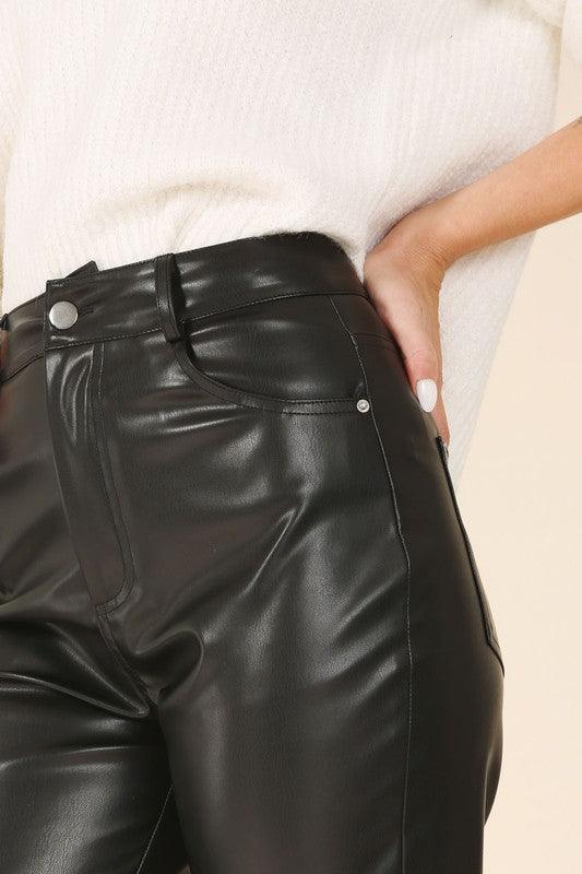 Vegan Leather Pants - Leo’s Look Your Best