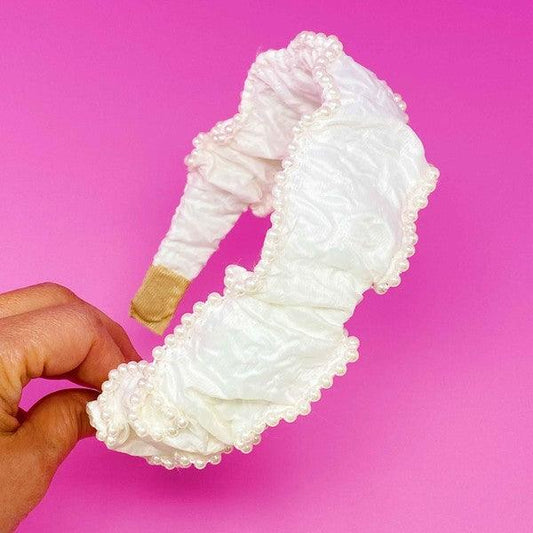 Palace Pearl Embellished Headband - Leo’s Look Your Best