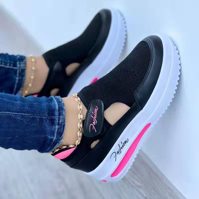 Women's Sneakers Summer New Ladies Casual Low Wedge Breathable Non-Slip Comfort Feamle Sport Shoes Mesh Shoes Fashion Style