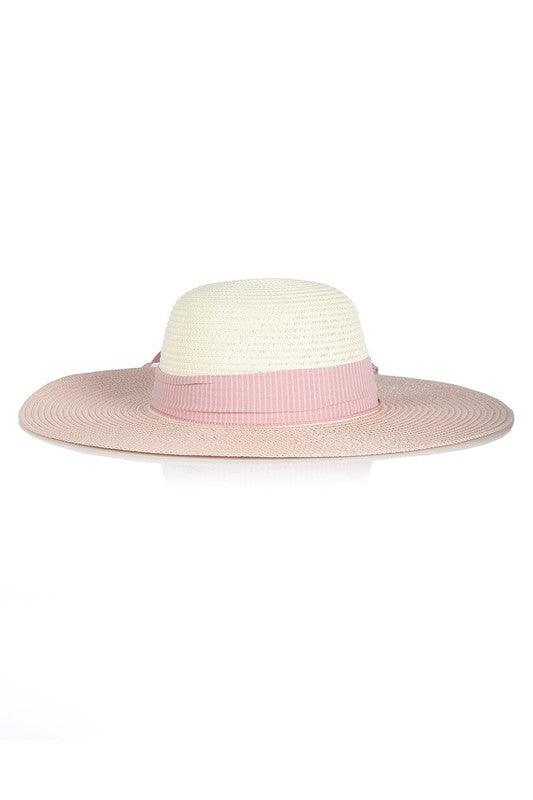 Ribbon Band Straw Hat - Leo’s Look Your Best