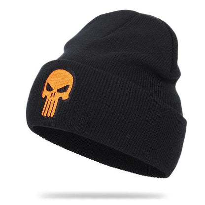 Beanies Hat Unisex Hat Keep warm Skull pattern Set head cap Winter hat Casual Beanies Hip-hop Knitted Winter Hat Ski Beanie Hat - Leo’s Look Your Best 