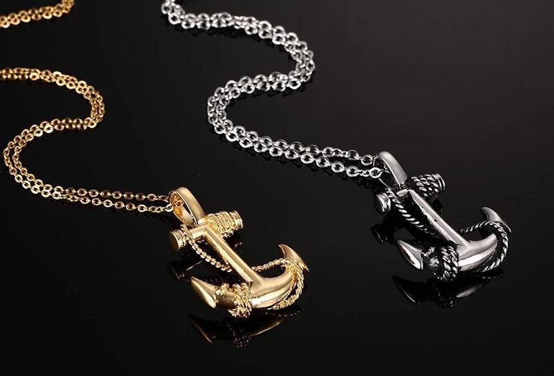 New Fashion Cross Necklace for Men Jesus Crystal Cross Pendant Necklace Black Silver Color Stainless Steel Necklace Jewelry - Leo’s Look Your Best 