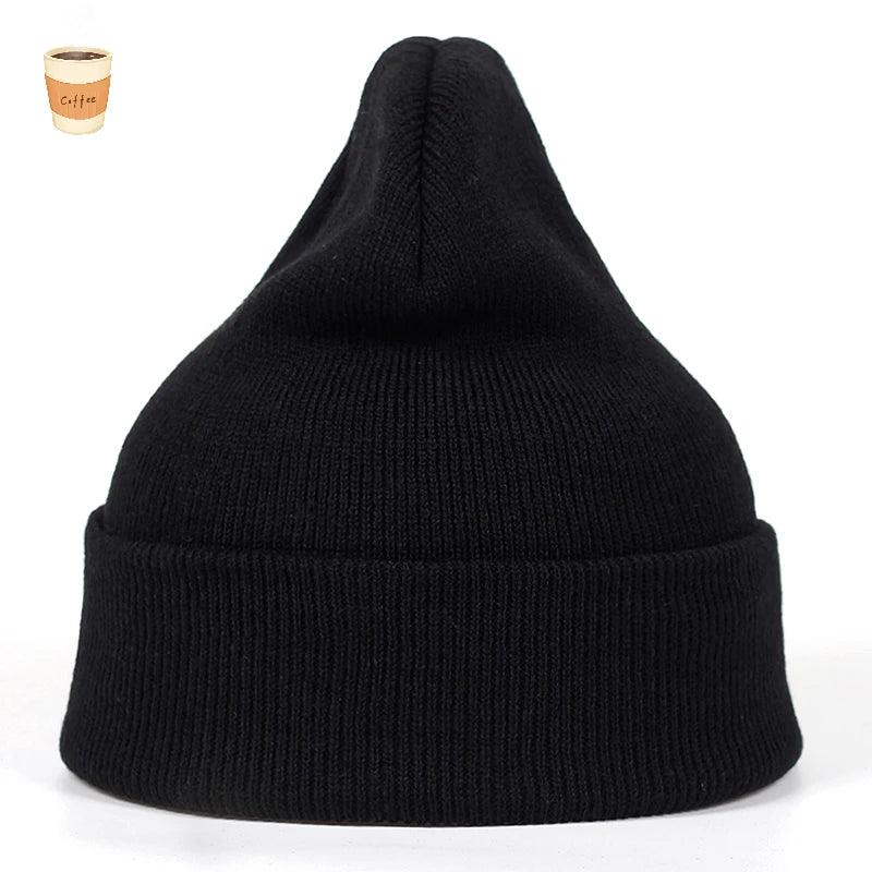 2021 New West Beach Gangsta THUG LIFE Winter Warm Fashion Beanies Knitted Bonnet Skullies Caps Hip Hop Gorros Knit Hat Bonnets - Leo’s Look Your Best 