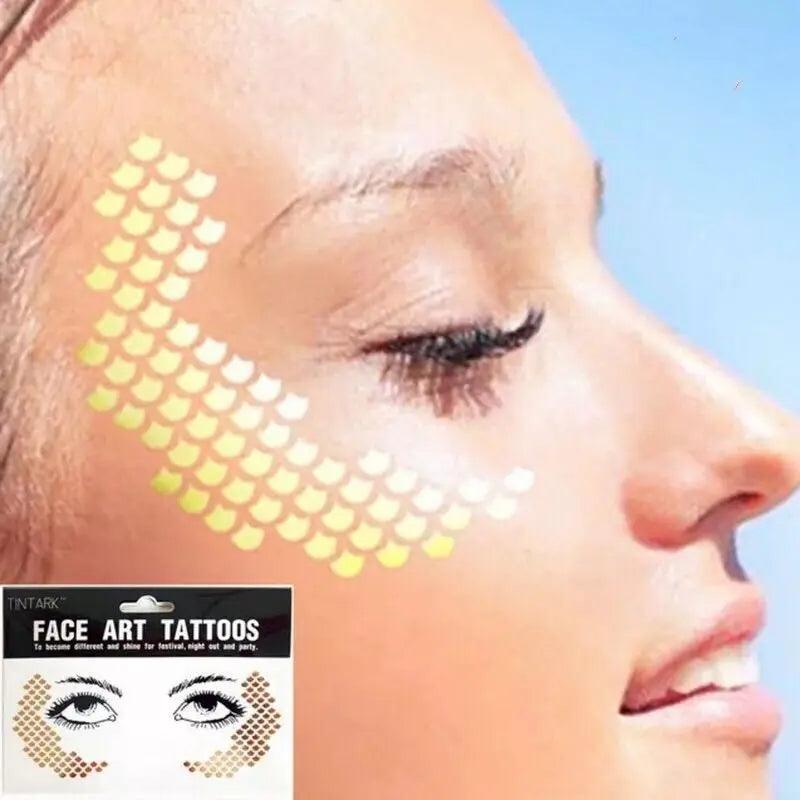 New Freckles Stickers Tattoo on Face Festival Accessories Glitter Bright Face Art Tattoo Sticker Face Jewels Gemsface Decoration - Leo’s Look Your Best 