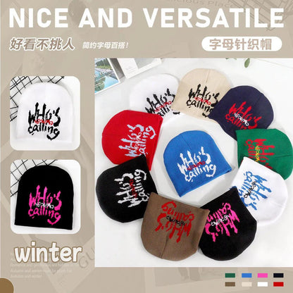 High Quality Unisex Acrylic Jacquard Winter Cap Pullover Protection Warm Hat Skull Knitted Sports Ski Beanie fashion sweater hat - Leo’s Look Your Best 